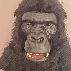 Realistic Black Gorilla Mask